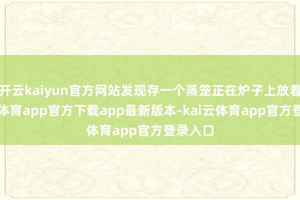 开云kaiyun官方网站发现存一个蒸笼正在炉子上放着-kai云体育app官方下载app最新版本-kai云体育app官方登录入口